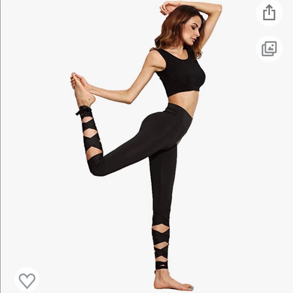 Yoga workout leggings/ bundle of 3
